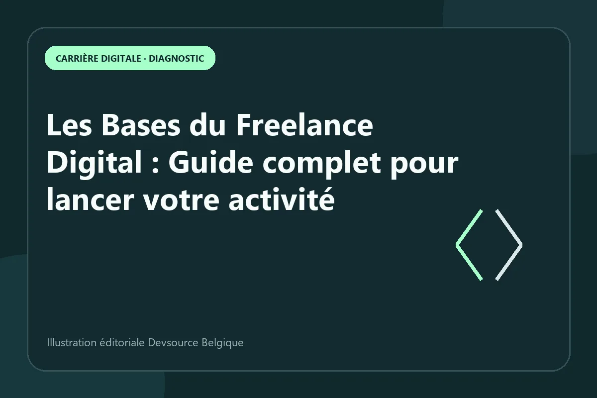 Diagnostic : les Bases du Freelance Digital : Guide complet pour lancer votre activité