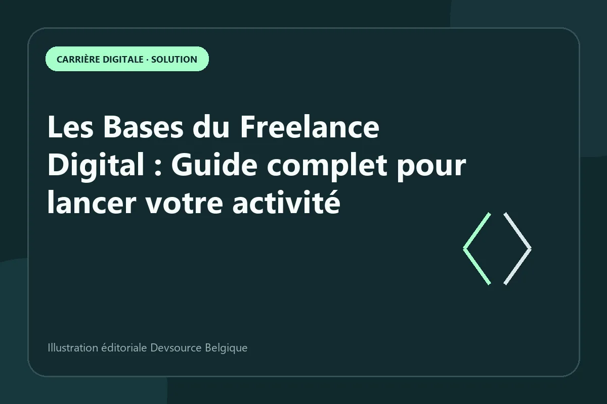 Solution : les Bases du Freelance Digital : Guide complet pour lancer votre activité