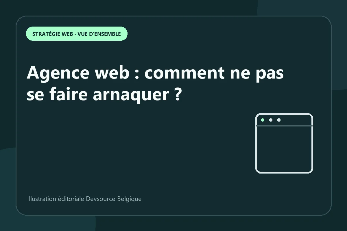 Article : agence web : comment ne pas se faire arnaquer
