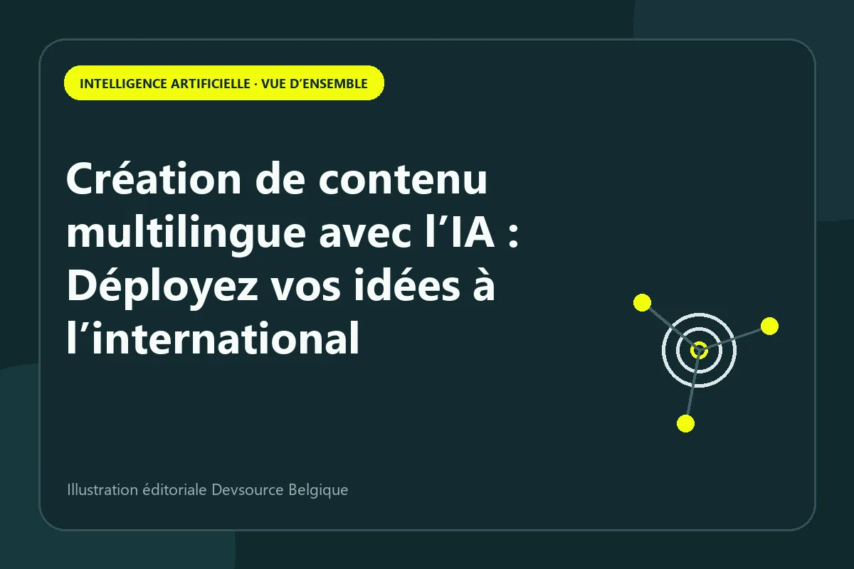 Article : création de contenu multilingue avec l’IA : Déployez vos idées à l’international