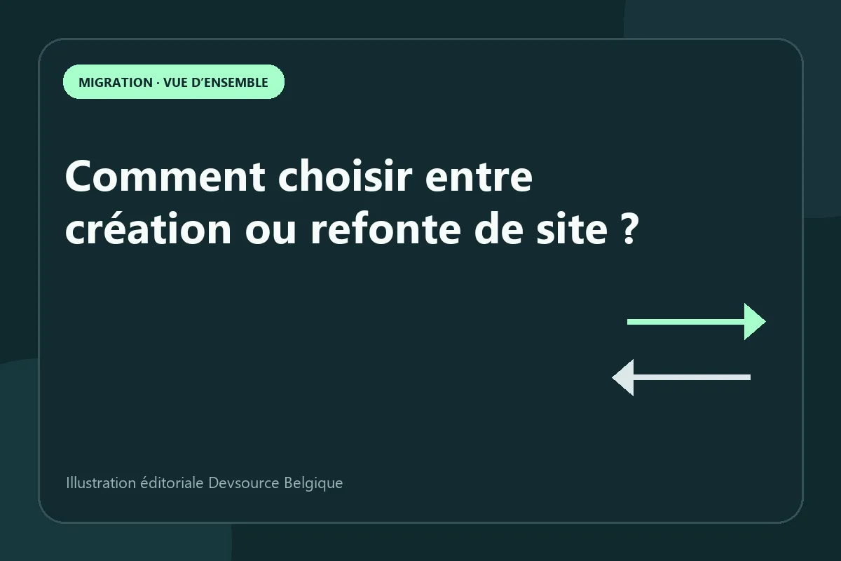 Article : comment choisir entre création ou refonte de site