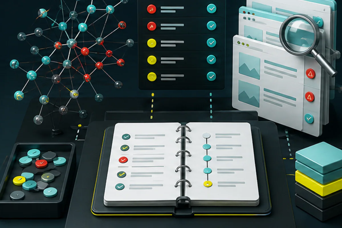 Illustration du diagnostic pour « Préparer une demande de réexamen Google solide » : analyse des signaux techniques avant correction