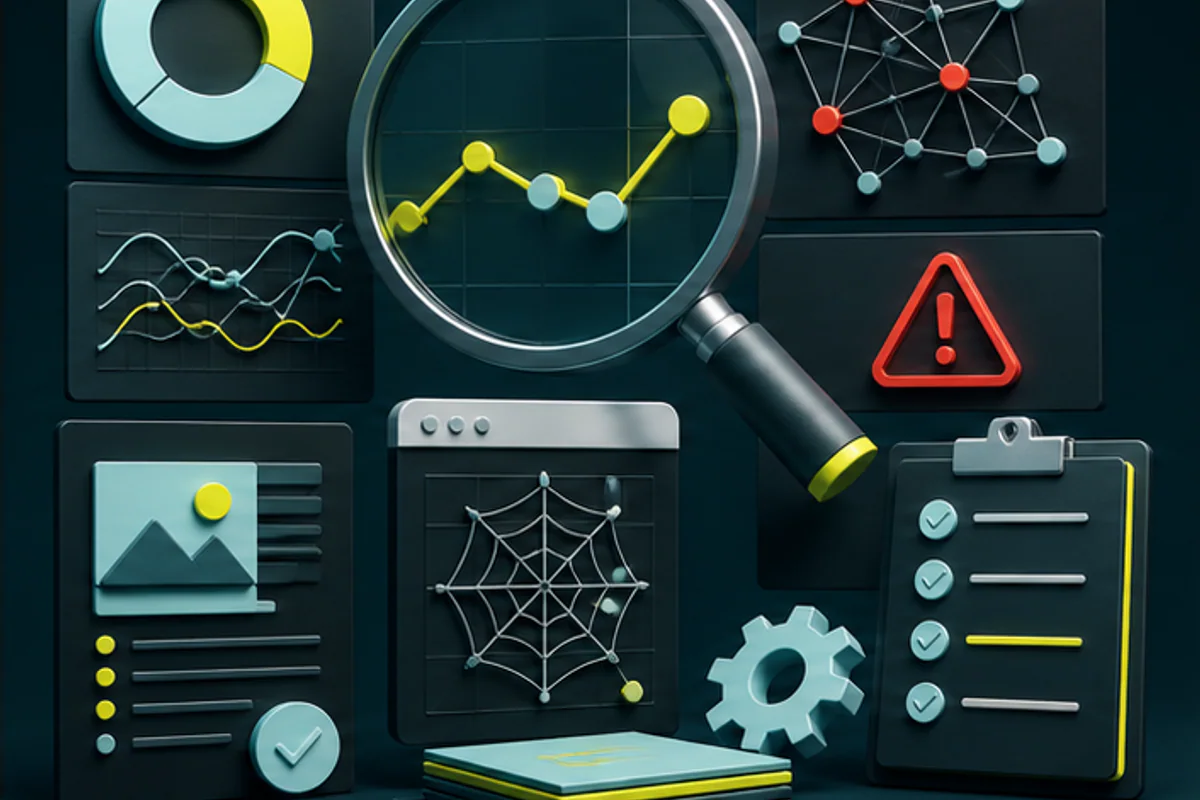 Illustration du diagnostic pour « Différence entre pénalité Google et mise à jour d’algorithme » : analyse des signaux techniques avant correction