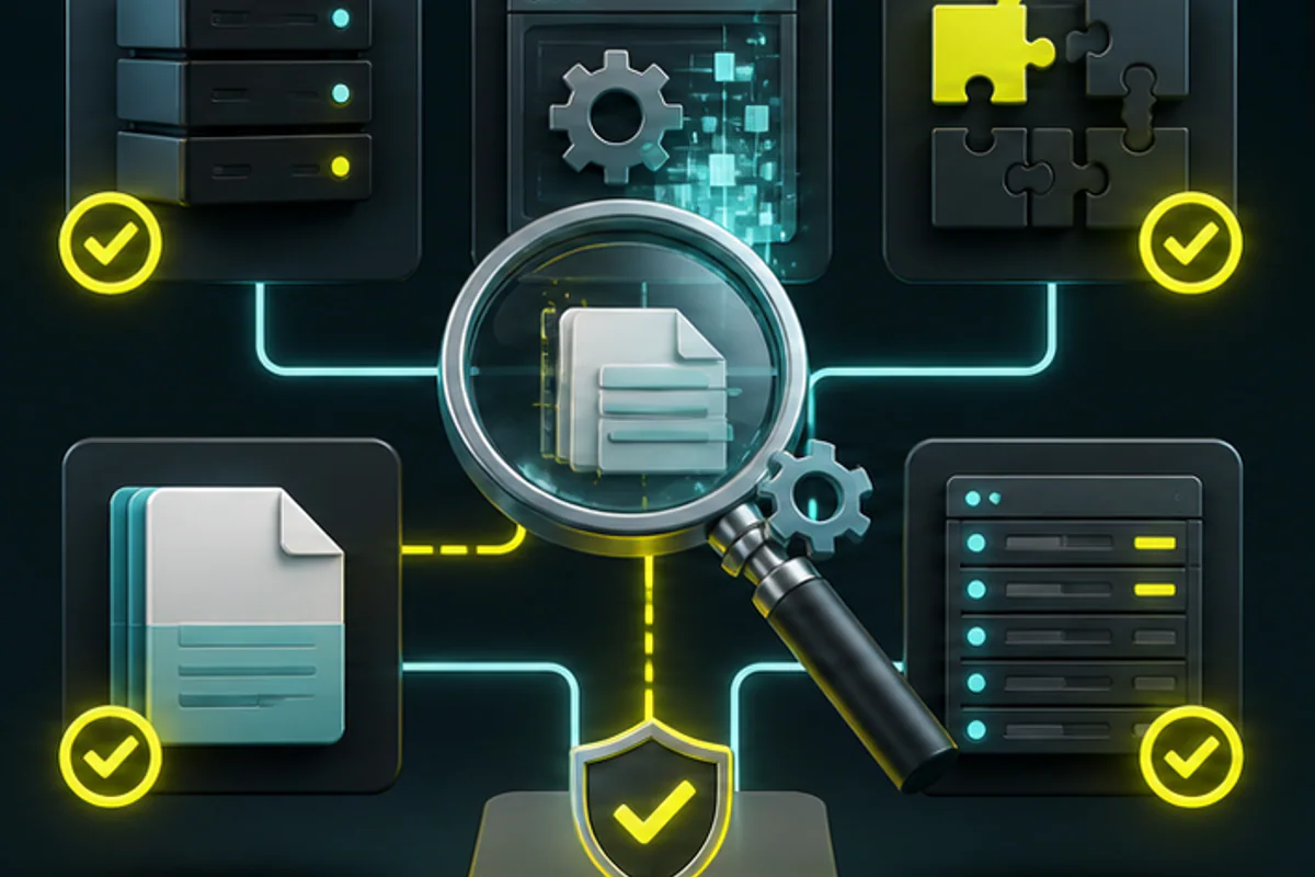Illustration du diagnostic pour « Erreur de connexion à la base de données WordPress » : analyse des signaux techniques avant correction