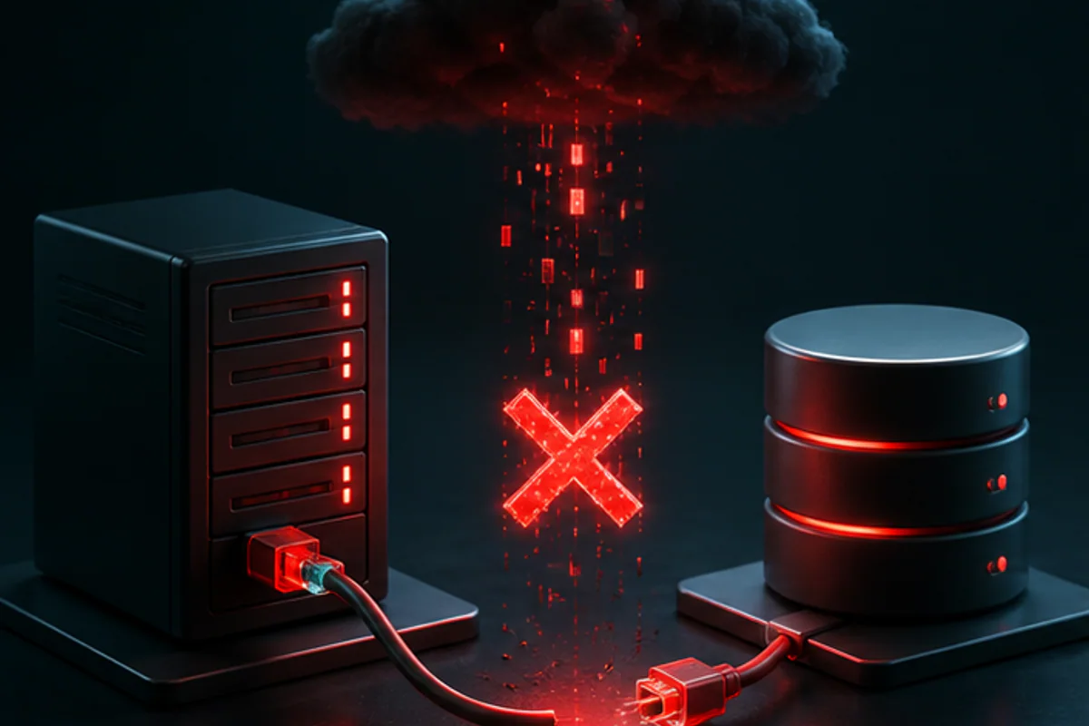 Illustration éditoriale de l’article « Erreur de connexion à la base de données WordPress »