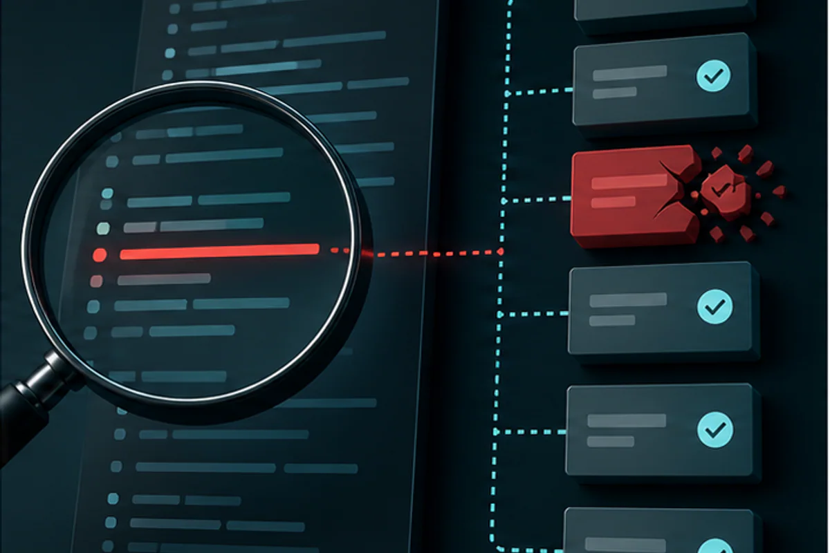 Illustration du diagnostic pour « Corriger une erreur critique sur WordPress » : analyse des signaux techniques avant correction