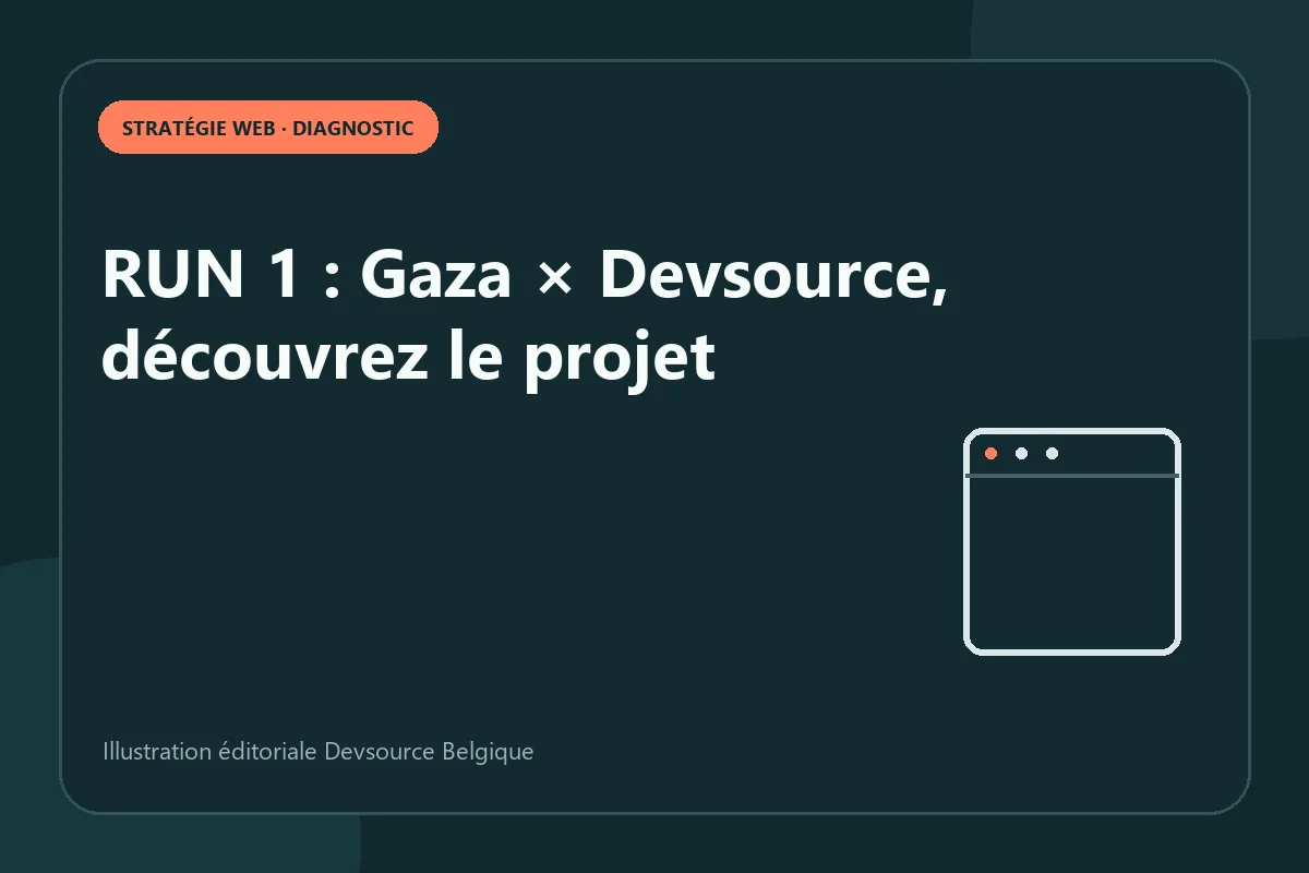 Diagnostic : rUN 1 : Gaza × Devsource, découvrez le projet
