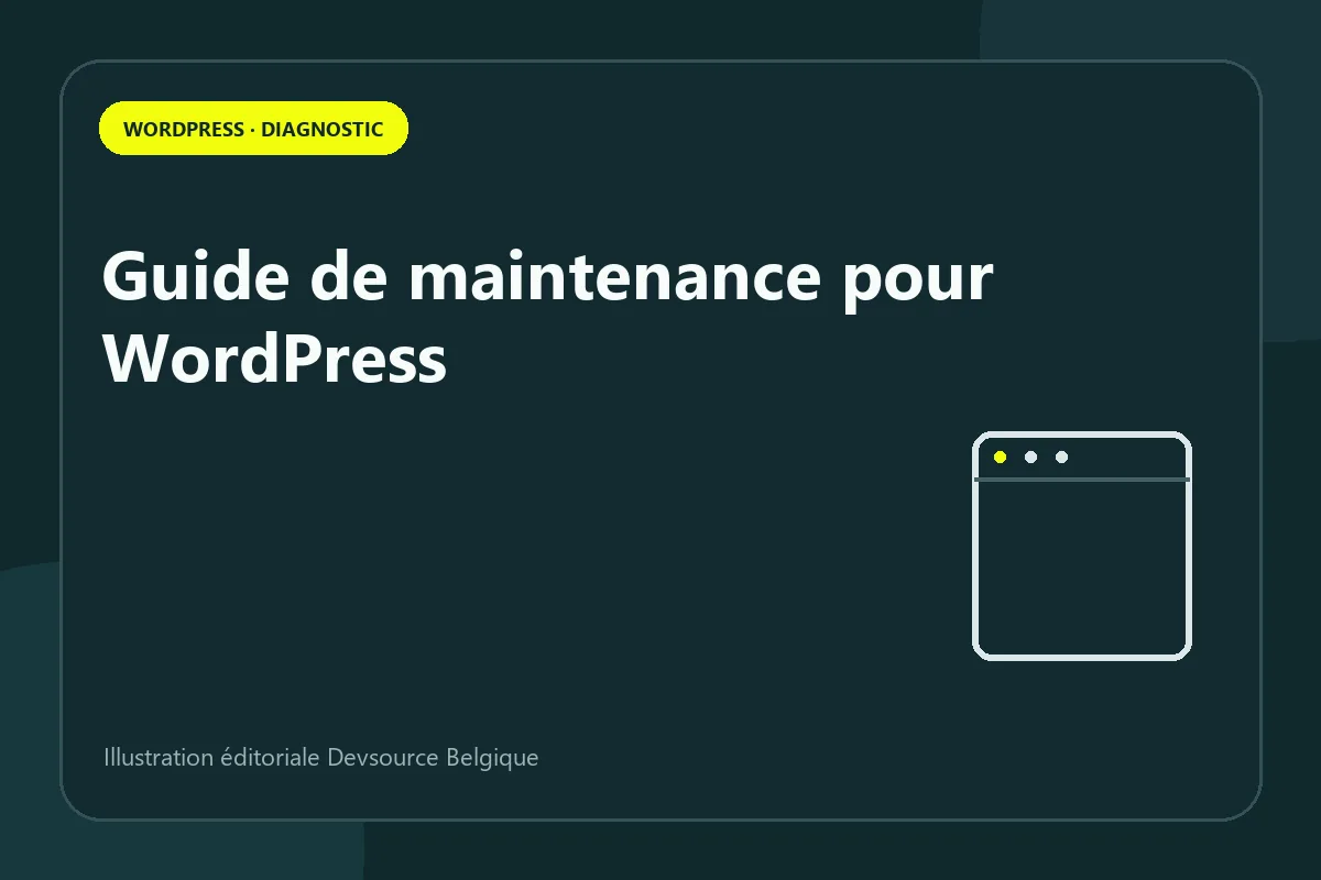 Diagnostic : guide de maintenance pour WordPress