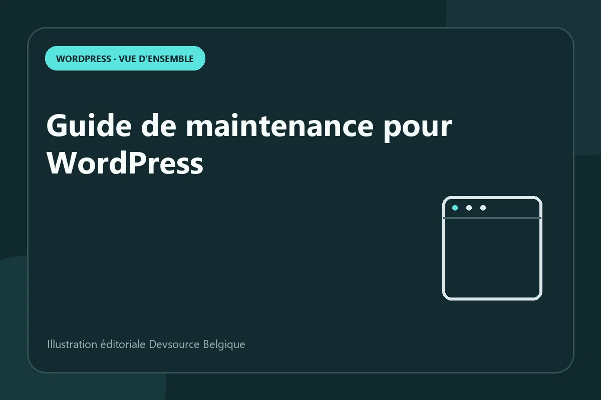Article : guide de maintenance pour WordPress