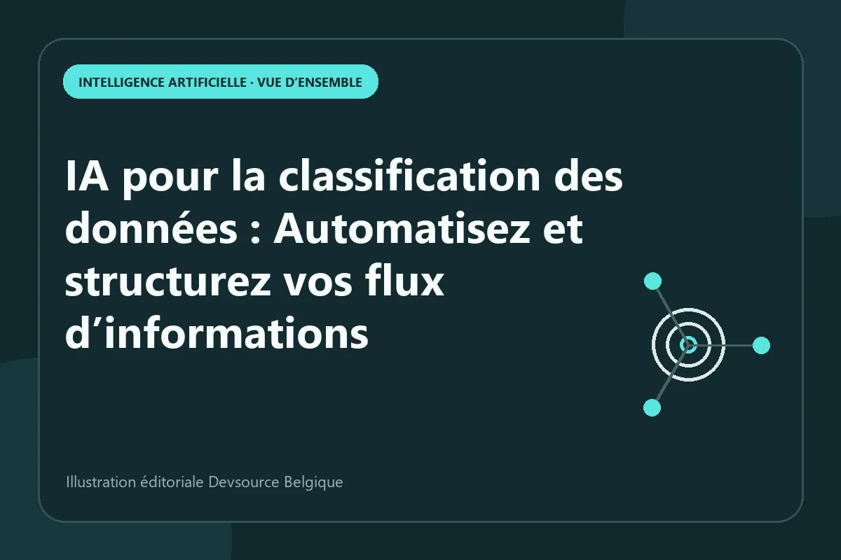 Article : iA pour la classification des données : Automatisez et structurez vos flux d’in…