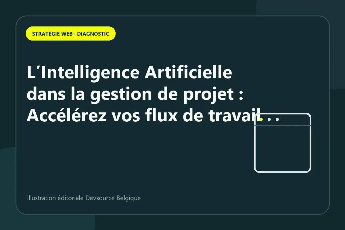Diagnostic : l’Intelligence Artificielle dans la gestion de projet : Accélérez vos flux d…