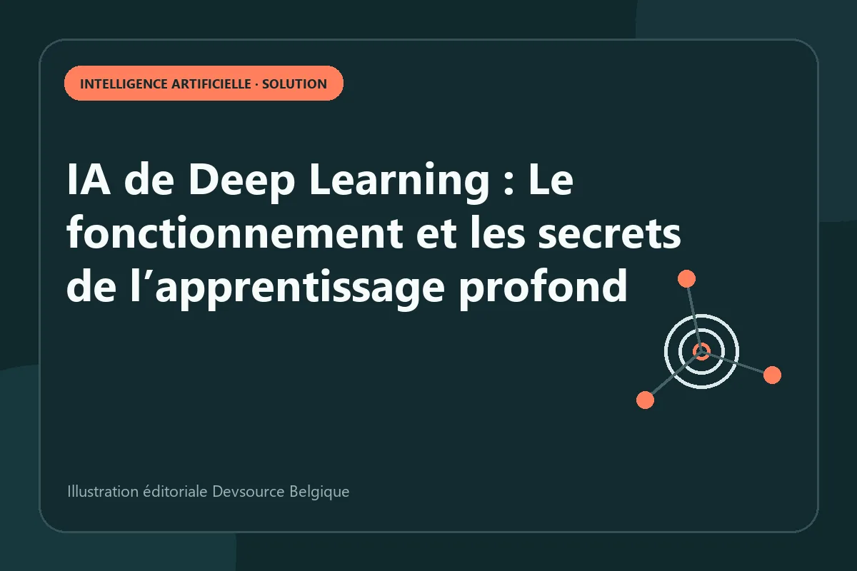 Solution : iA de Deep Learning : Le fonctionnement et les secrets de l’apprentissage prof…