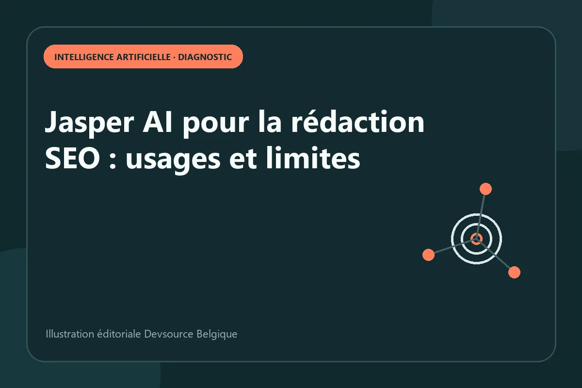 Diagnostic : jasper AI pour la rédaction SEO : usages et limites