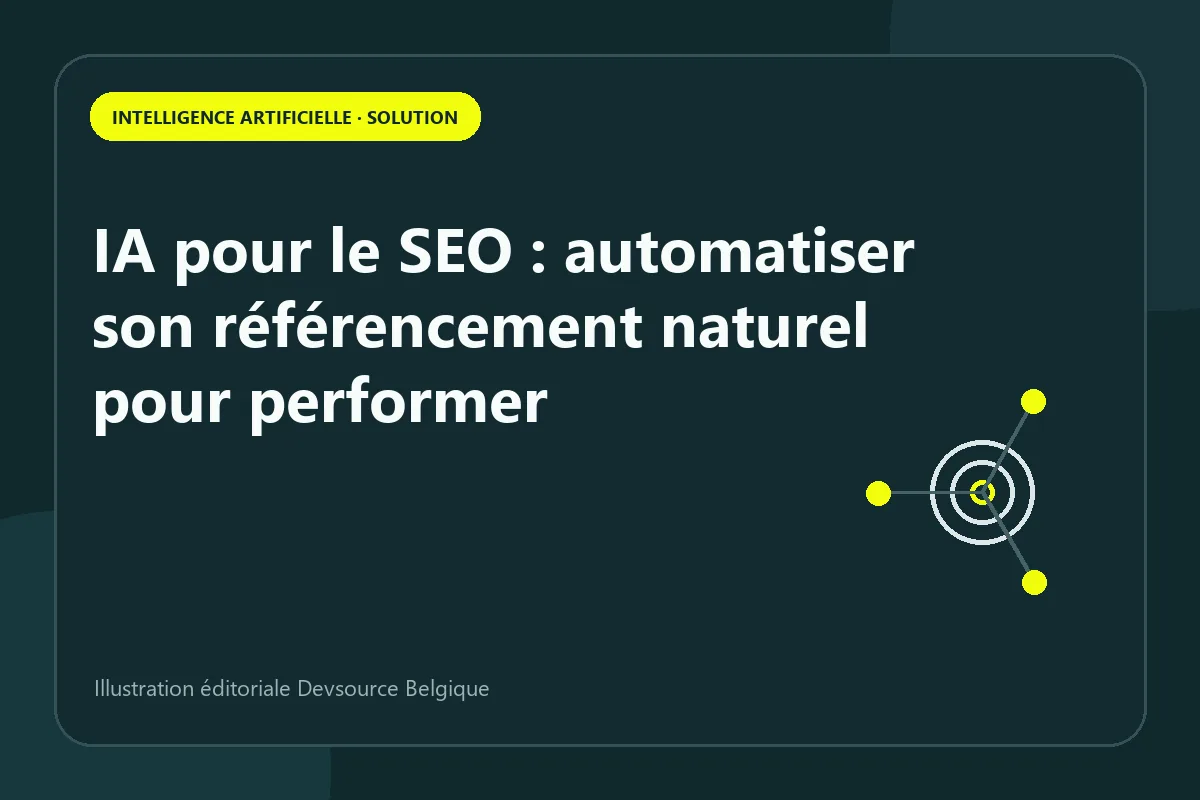 Solution : iA pour le SEO : automatiser son référencement naturel pour performer