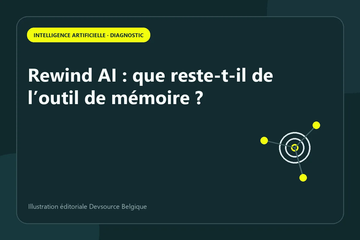 Diagnostic : rewind AI : que reste-t-il de l’outil de mémoire