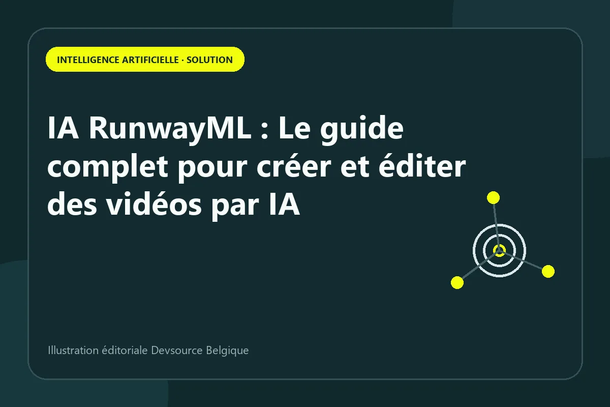Solution : iA RunwayML : Le guide complet pour créer et éditer des vidéos par IA