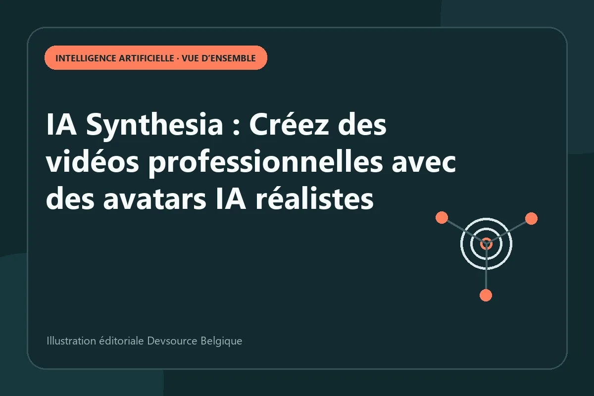 Article : iA Synthesia : Créez des vidéos professionnelles avec des avatars IA réalistes