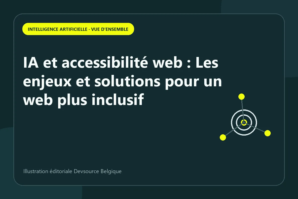 Article : iA et accessibilité web : Les enjeux et solutions pour un web plus inclusif