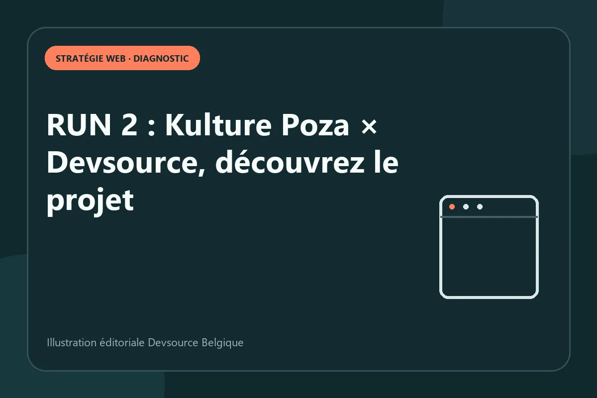 Diagnostic : rUN 2 : Kulture Poza × Devsource, découvrez le projet