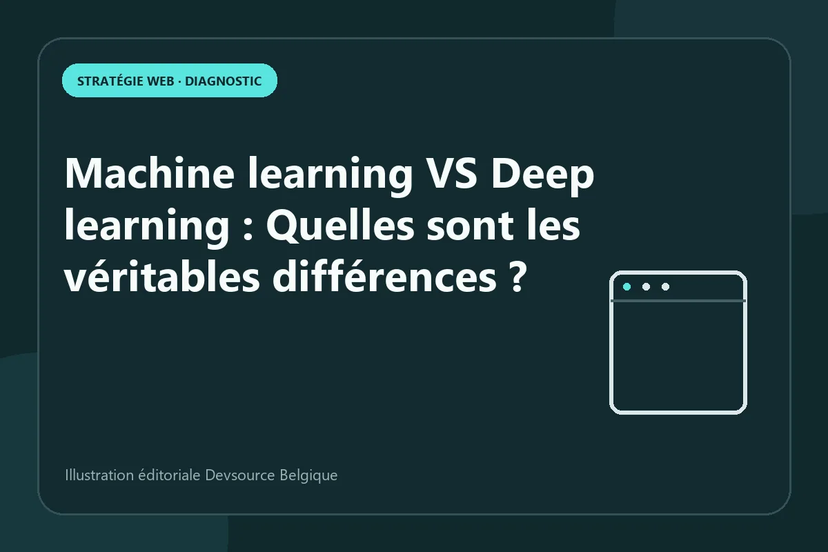 Diagnostic : machine learning VS Deep learning : Quelles sont les véritables différences