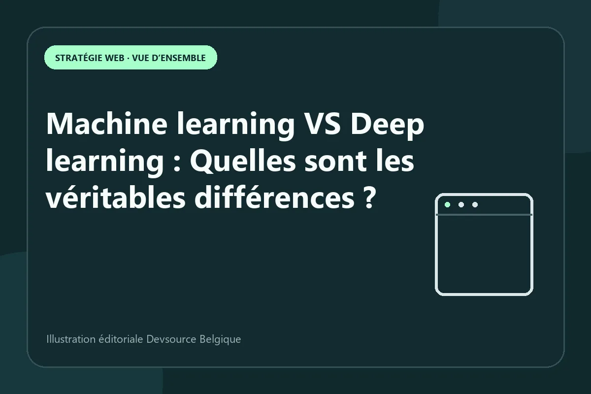 Article : machine learning VS Deep learning : Quelles sont les véritables différences