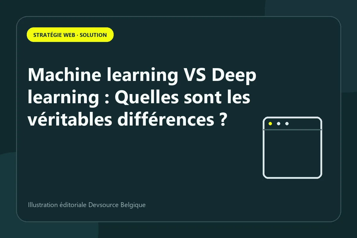 Solution : machine learning VS Deep learning : Quelles sont les véritables différences