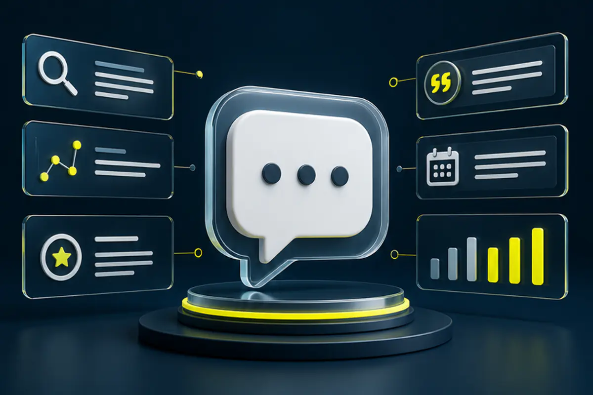 Illustration éditoriale de l’article « Comment mesurer la visibilité de son entreprise dans ChatGPT ? »