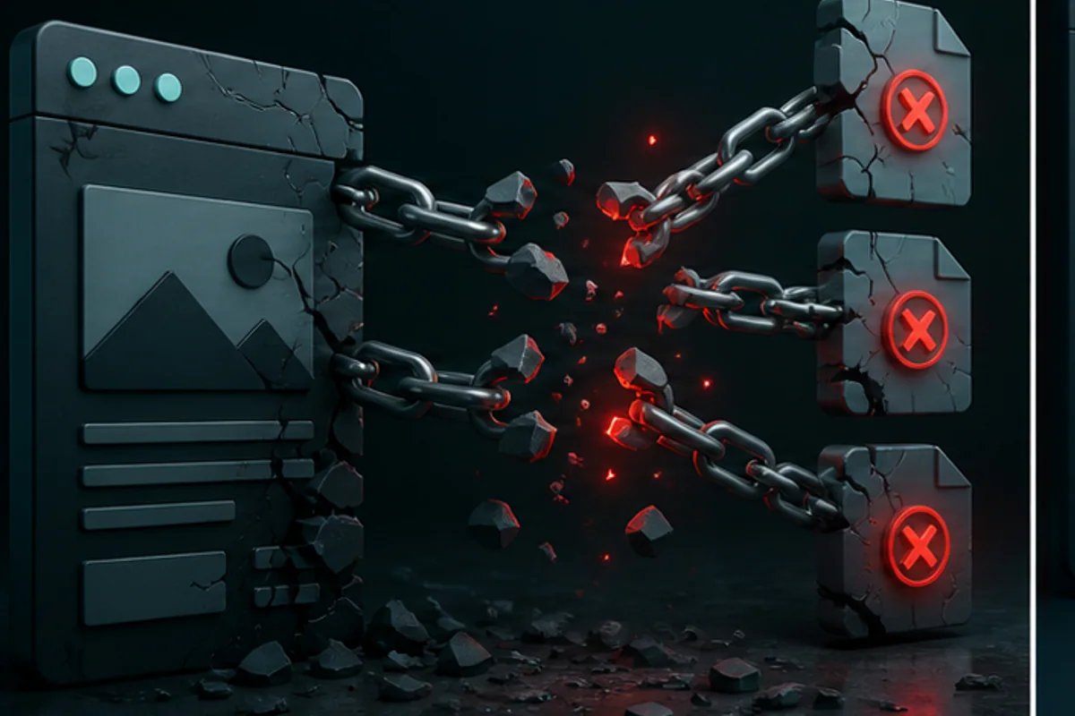 Illustration éditoriale de l’article « Perte de backlinks après une migration de site »