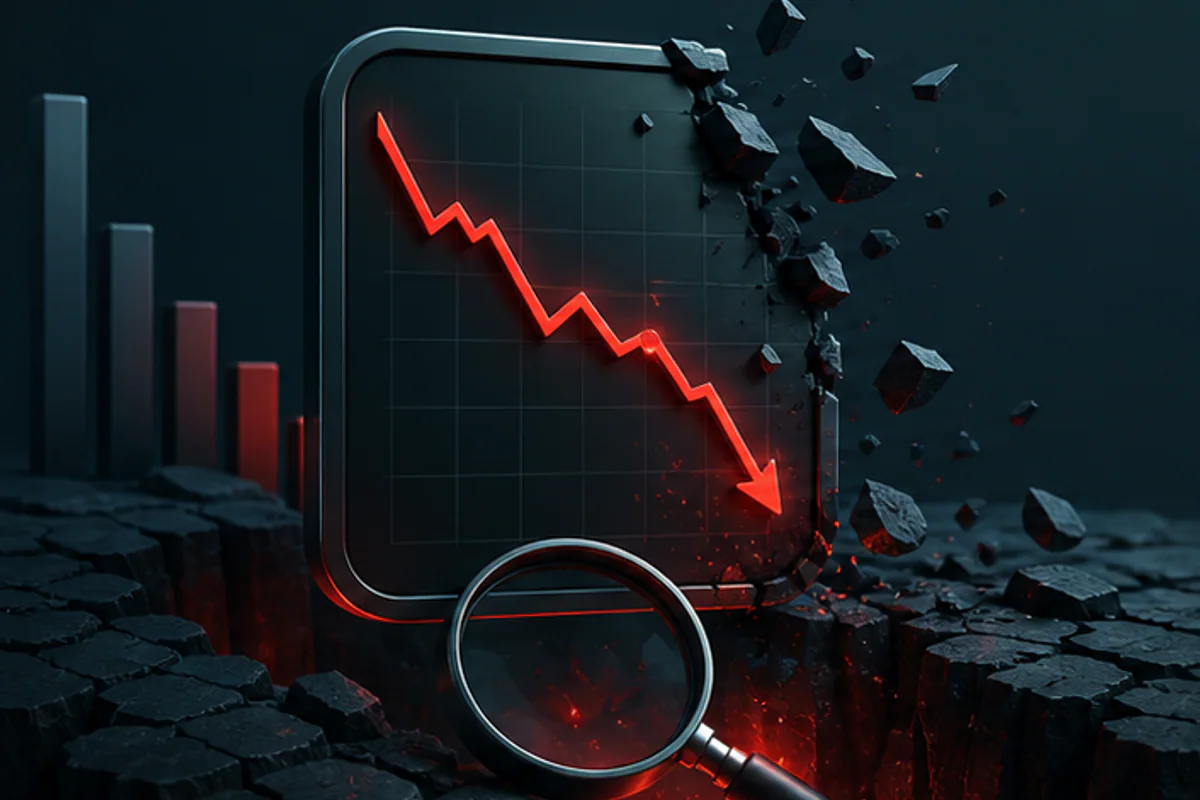 Illustration éditoriale de l’article « Perte de positions Google après une mise à jour »