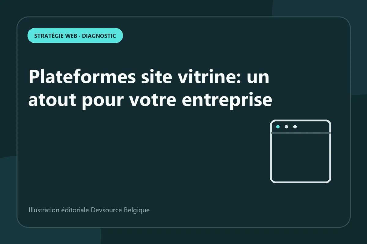 Diagnostic : plateformes site vitrine: un atout pour votre entreprise