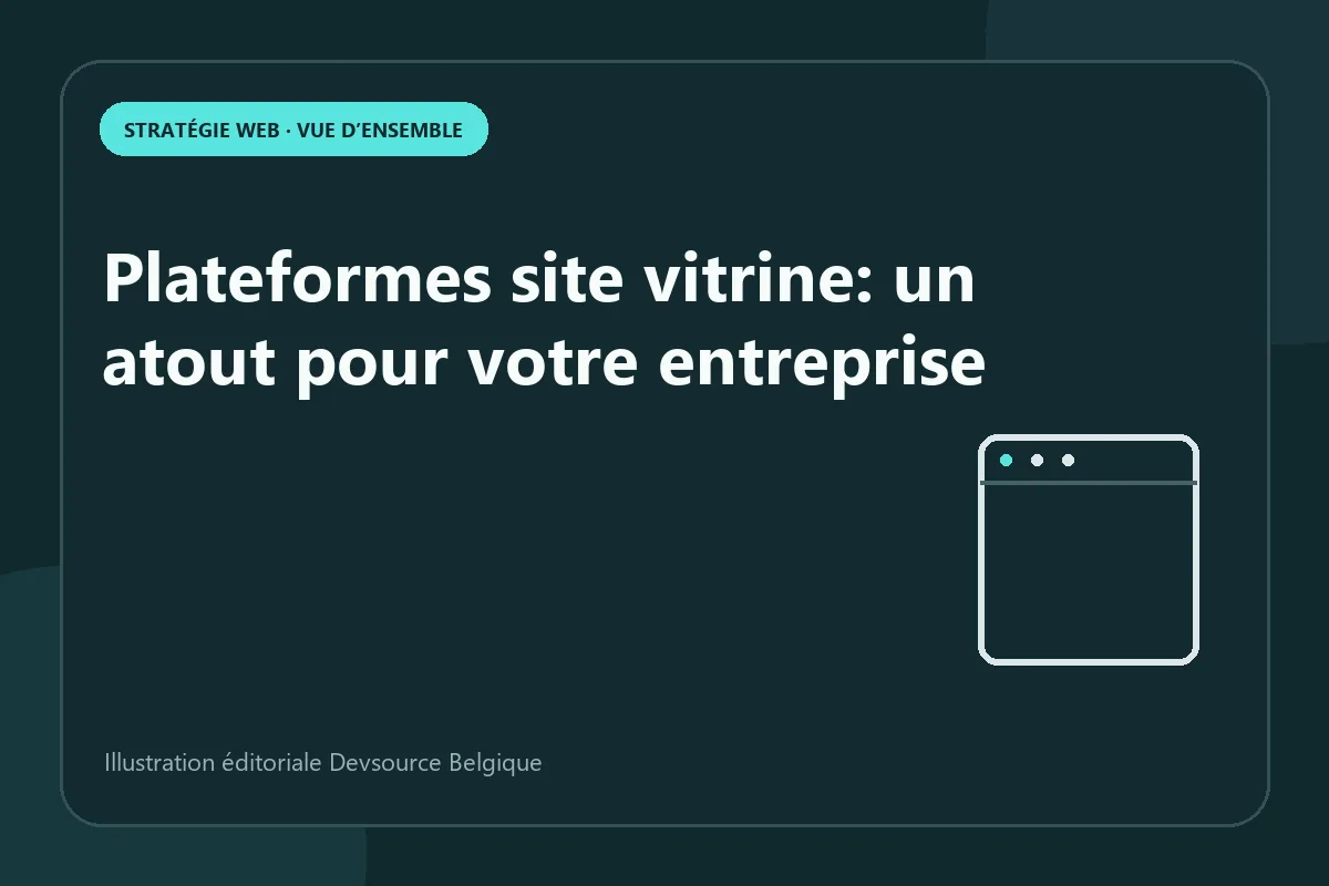 Article : plateformes site vitrine: un atout pour votre entreprise
