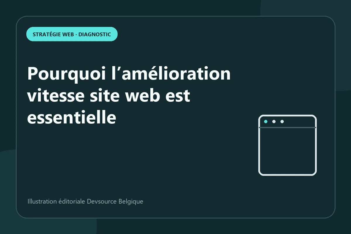 Diagnostic : pourquoi l’amélioration vitesse site web est essentielle