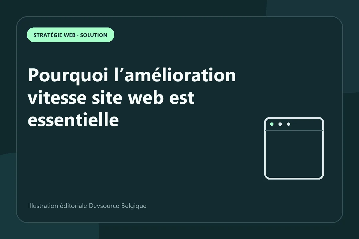 Solution : pourquoi l’amélioration vitesse site web est essentielle