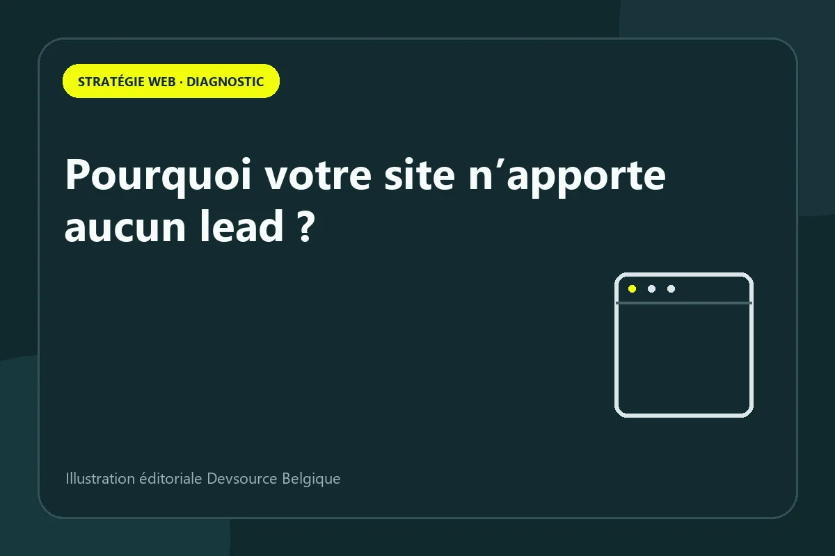 Diagnostic : pourquoi votre site n’apporte aucun lead