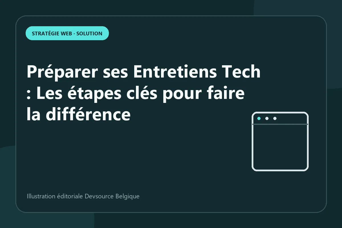 Solution : préparer ses Entretiens Tech : Les étapes clés pour faire la différence