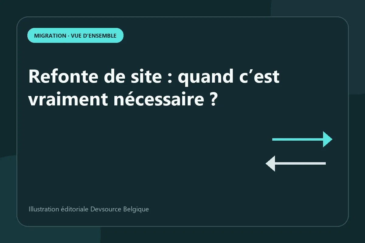 Article : refonte de site : quand c’est vraiment nécessaire