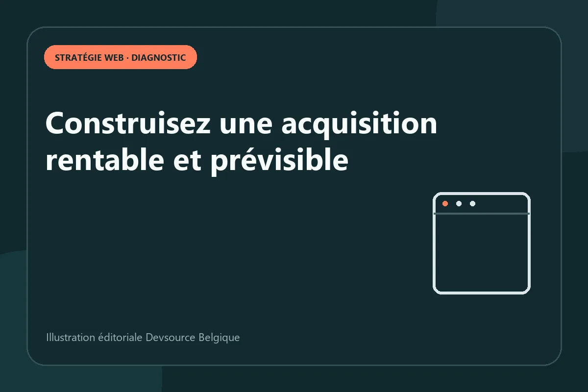 Diagnostic : construisez une acquisition rentable et prévisible