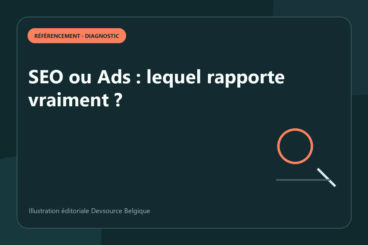 Diagnostic : sEO ou Ads : lequel rapporte vraiment