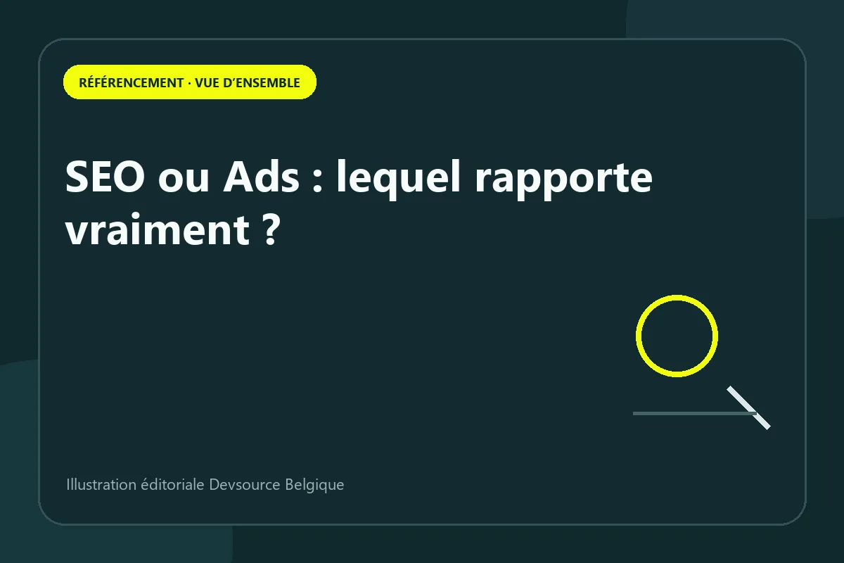 Article : sEO ou Ads : lequel rapporte vraiment