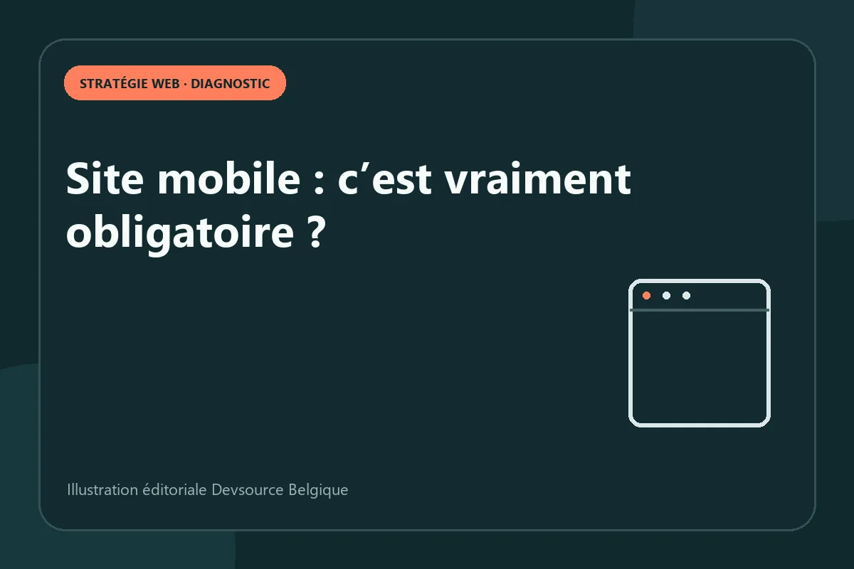 Diagnostic : site mobile : c’est vraiment obligatoire