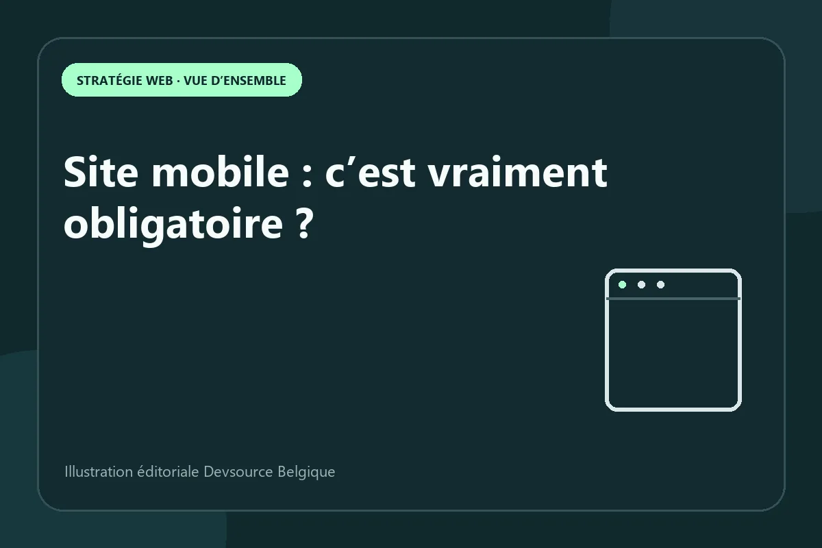 Article : site mobile : c’est vraiment obligatoire