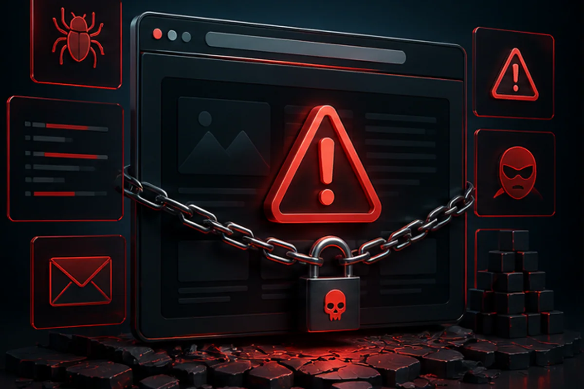 Illustration éditoriale de l’article « Distinguer un site piraté d’un site pénalisé par Google »