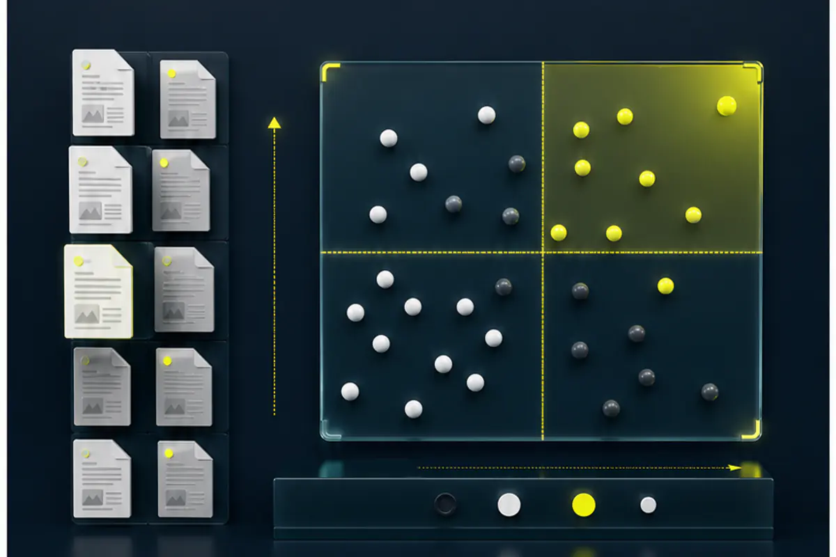 Illustration du diagnostic pour « Faut-il supprimer, fusionner ou réécrire un contenu qui ne génère aucun trafic ? » : analyse des signaux techniques avant correction