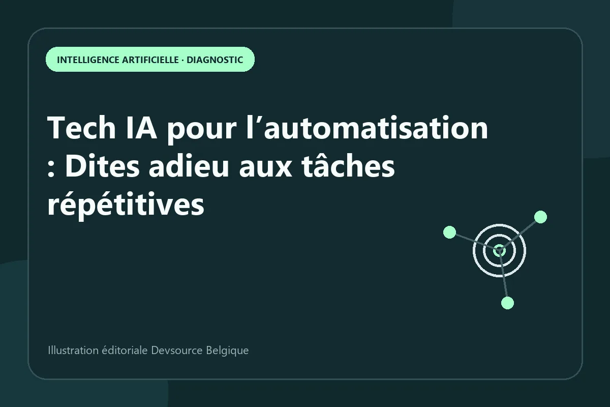 Diagnostic : tech IA pour l’automatisation : Dites adieu aux tâches répétitives