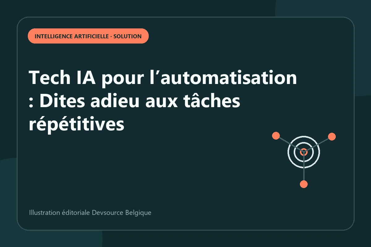 Solution : tech IA pour l’automatisation : Dites adieu aux tâches répétitives