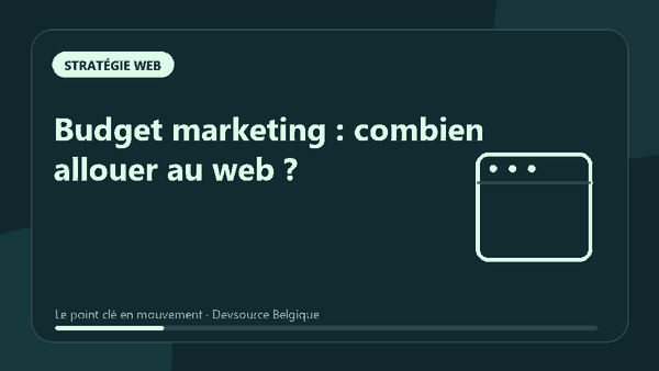 Animation : budget marketing : combien allouer au web