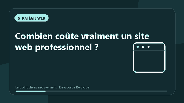 Animation : combien coûte vraiment un site web professionnel