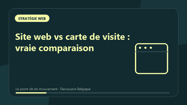 Animation : site web vs carte de visite : vraie comparaison