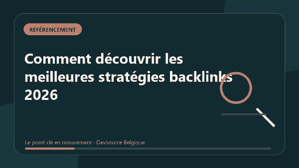 Animation : comment découvrir les meilleures stratégies backlinks 2026