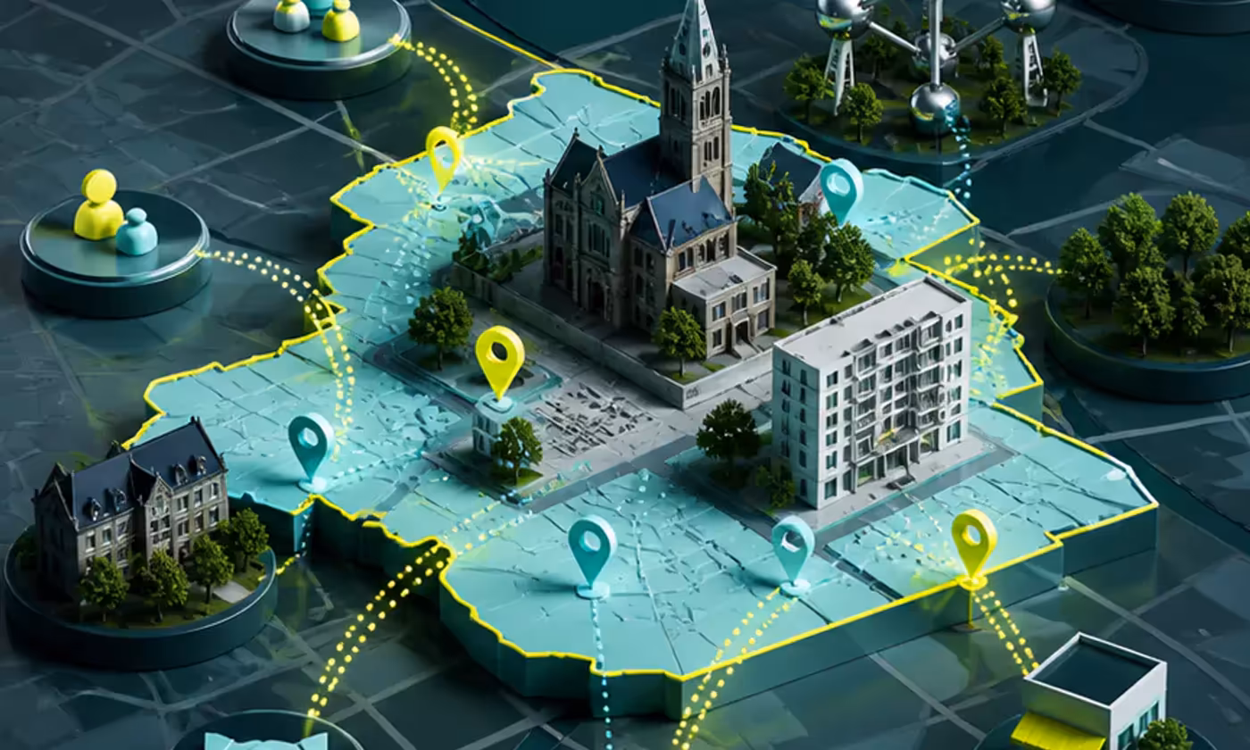 Illustration du contexte local et des signaux de confiance SEO à Anderlecht